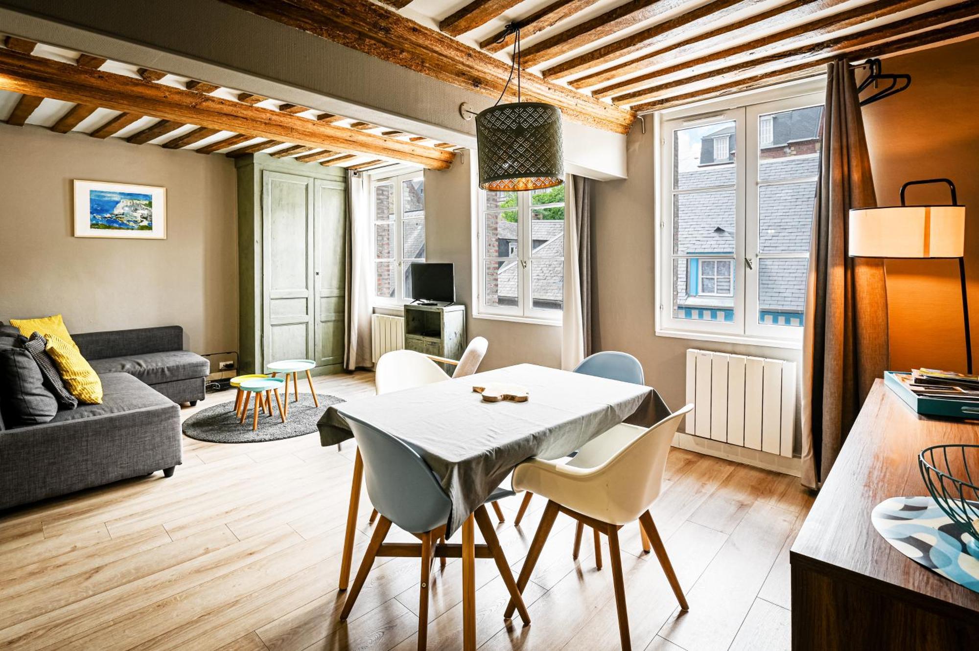 Cosy Loft - Plein Centre D'Honfleur Apartment Ngoại thất bức ảnh